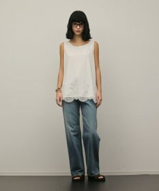 GRACE CONTINENTAL ヘムレースカットトップ