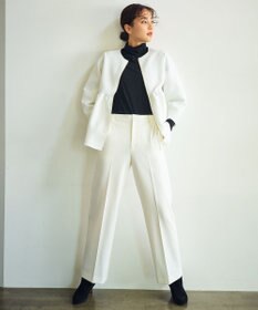 23区 【CLASSY.2月号掲載/洗える】TRストレッチギャバ ワイドパンツ