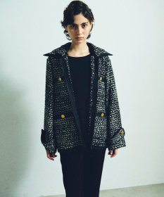 グレースコンチネンタル♡ツイードフーディコート♡ ツイードフーディーコート / GRACE CONTINENTAL | ファッション通販