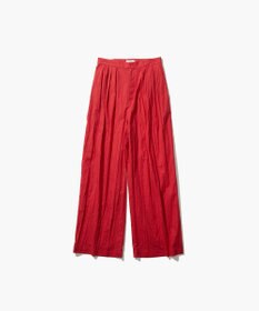 ATON WRINKLES COTTON | ワイドパンツ