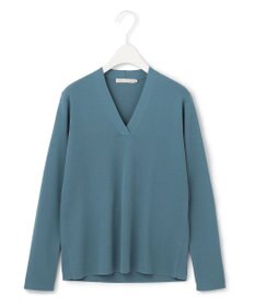ICB 【洗える】 シンセティックフルニードル Vネックプルオーバー