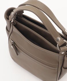 Y'SACCS カウレザー スクエア2wayミニトート