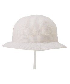 MIKI HOUSE HOT BISCUITS 【44-54cm】サッカー素材 ストライプ柄クロッシェ(帽子)