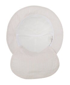 MIKI HOUSE HOT BISCUITS 【44-54cm】サッカー素材 ストライプ柄クロッシェ(帽子)