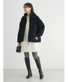 Green Parks リブニットミニワンピース