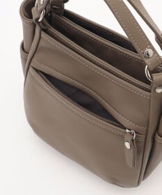 Y'SACCS カウレザー スクエア2wayミニトート