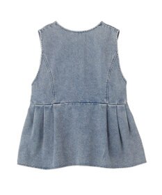 Green Parks デニムペプラムジレ