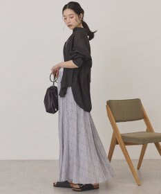 AMERICAN HOLIC 【選べる丈】チェックシアープリーツスカート