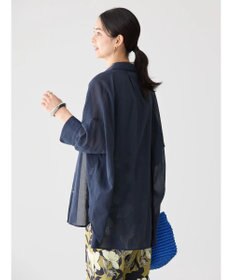 AMERICAN HOLIC 接触冷感５分袖変形ドルマンシアーシャツ