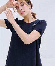 Tiaclasse 【洗える】リボン袖ニットチュニックブラウス