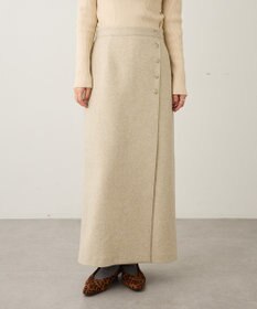 CRAFT STANDARD BOUTIQUE ラップ風Iラインスカート