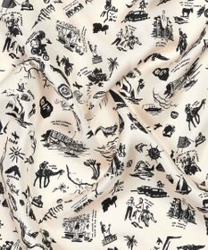 Paul Smith Travel Stories シルクスカーフ