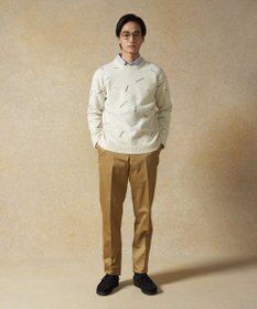 J.PRESS MEN 【120th Anniversary】Embroidery Knit