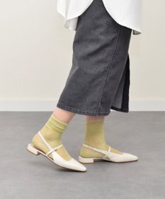 INTER-CHAUSSURES 【FABIO RUSCONI】スクエアトウワンストラップバックバンド