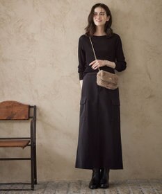 23区 S 【SLOW/一部店舗限定】シアーリブ ボートネックニット