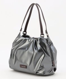 LA BAGAGERIE ソフトエナメル2WAYハンドバッグ Mサイズ