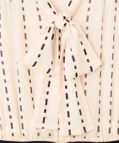 GRACE CONTINENTAL ドットストライププリントワンピース