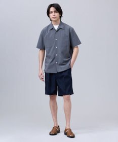 J.PRESS MEN 【J.PRESS ORIGINALS】【UNISEX】Toropical Open Half Sleeve Shirt / Baggy-Fit