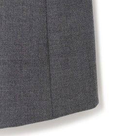 ICB L 【セットアップ対応】ウールストレッチ ノーカラージャケット