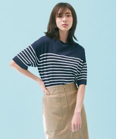 UNFILO L スゴ機能美 ハーフスリーブ ニット