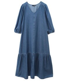 Green Parks ・ＳＵＧＡＲ　ＳＰＯＯＮ　デニムＶネックワンピース