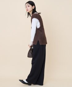 AMERICAN HOLIC 袖チュールレイヤードプルオーバー