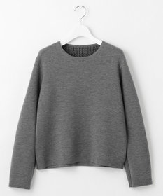 自由区 【WEB限定カラーあり・洗える】リバーシブルニット セットアップ(プルオーバー×フレアスカート)