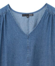 Green Parks ・ＳＵＧＡＲ　ＳＰＯＯＮ　デニムＶネックワンピース