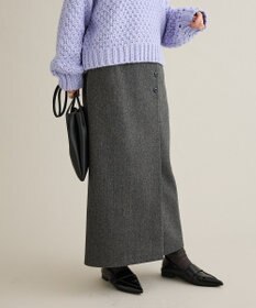 CRAFT STANDARD BOUTIQUE ラップ風Iラインスカート