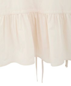 earth music&ecology 【綿100％】サイドリボンラッフルミニワンピース