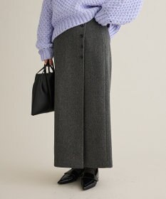 CRAFT STANDARD BOUTIQUE ラップ風Iラインスカート