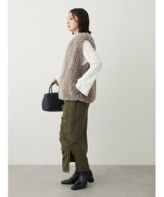 Green Parks ・ＲＡＹ　ＣＡＳＳＩＮ　フロントギャザーナロースカート