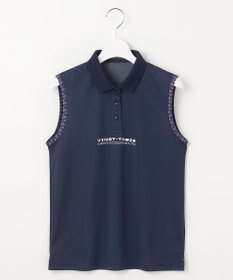 23区GOLF 【WOMEN】【接触冷感・UVケア・吸水速乾】ノースリーブ ポロシャツ