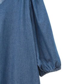 Green Parks ・ＳＵＧＡＲ　ＳＰＯＯＮ　デニムＶネックワンピース