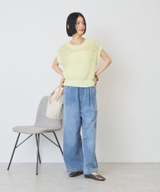 AMERICAN HOLIC スクエアトゥレースアップパンプス