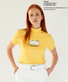 23区GOLF 【PEANUTS】【WOMEN】スヌーピーコラボ モックネックシャツ