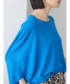 AMERICAN HOLIC 接触冷感トライアングルスリーブニットプルオーバー