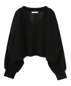 Green Parks ショート丈Ｖネックポンチプルオーバー