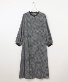 自由区 【洗える】ジオメトリックハートプリント ワンピース