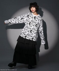 Green Parks ■ＦＥＬＩＸ　総柄ｐｔ　ロンＴＥＥ