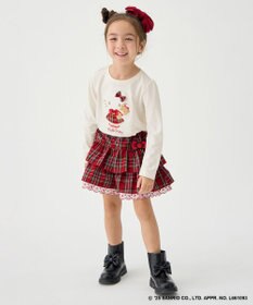 ANY KIDS 【ハローキティ×ANY KIDS】チェックキュロット