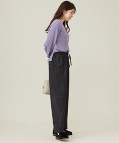 ANY SIS 【洗える】ラメキライージードロスト パンツ