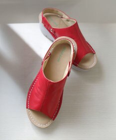 Pointer 本革 超軽量厚底サボサンダル