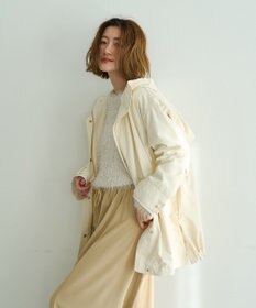 YECCA VECCA [撥水/花粉ガード]ミドル丈マウンテンパーカー