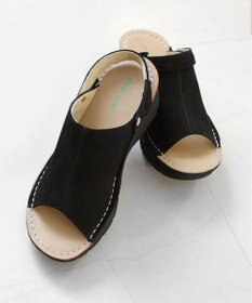 Pointer 本革 超軽量厚底サボサンダル