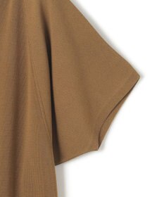 ICB 【洗える】ドライコットンアセテート ドレープスリーブワンピース