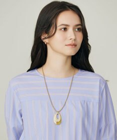 自由区 バッファローオーバルコード ネックレス ゴールド