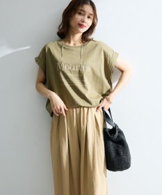 Green Parks 汗染み防止フレンチロゴＴシャツ