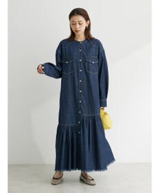 Green Parks ・ＳＵＧＡＲ　ＳＰＯＯＮ　デニムウエスタンワンピース