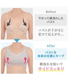 BRADELIS New York 【Yukine inc. 】ゆきねえモアソフト快適ホールドブラ24  接触冷感 ノンワイヤーでラクに補正 ブラジャー YH124201